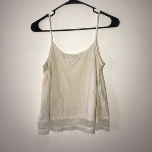 Cream tank top